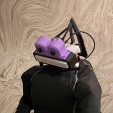 Elon, a humanoid cleaning unit, at work in a kitchen